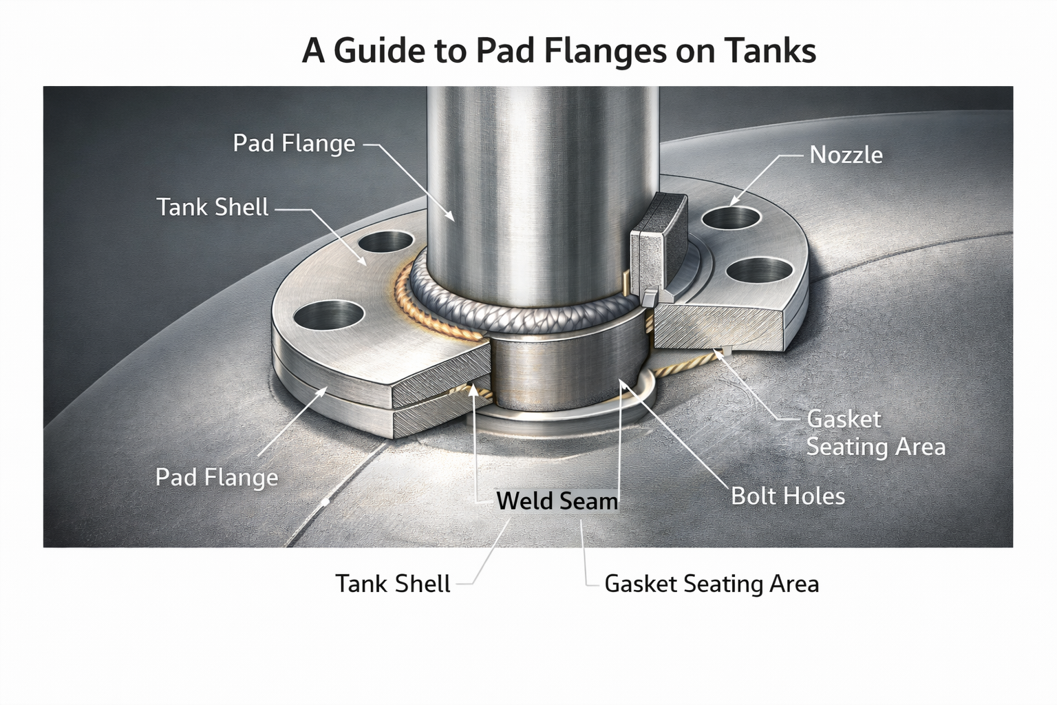 Guide to Pad Flanges on Tanks